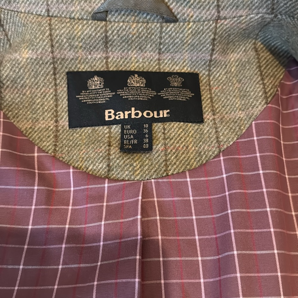 Barbour Wool Riding Jacket - Picture 8 of 8